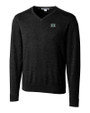 Hawaii Warriors Cutter & Buck Lakemont Tri-Blend Mens V-Neck Pullover Sweater Black Mannequin