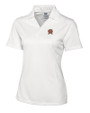 Maryland Terrapins Cutter & Buck Genre Textured Solid Womens Polo White Mannequin