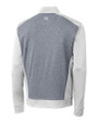 Cleveland Guardians Cutter & Buck Replay Half-Zip White Mannequin Back
