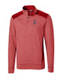 Cleveland Guardians - Cutter & Buck Shoreline Colorblock Cardinal Red Heather Mannequin