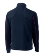 Cleveland Guardians - Cutter & Buck Men's CB DryTec Edge Half Zip Navy Blue/Cardinal Red Mannequin Back