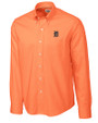 Detroit Tigers Cutter & Buck Epic Easy Care Nailshead Mens Long Sleeve Dress Shirt College Orange Mannequin