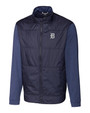 Detroit Tigers Cutter & Buck Stealth Hybrid Quilted Mens Full Zip Windbreaker Jacket LYN_MANN_HG 1