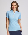 Cutter & Buck Womens Pathway Zip Mock Inlet Front