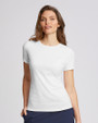 Cutter & Buck Womens Rely Tee White Front
