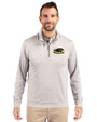 Wisconsin-Milwaukee Panthers Cutter & Buck Stealth Heathered Quarter Zip Mens Pullover Polished Medium Gray Front