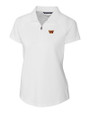 Washington Commanders Cutter & Buck Forge Stretch Womens Short Sleeve Polo White Mannequin