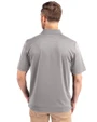 San Francisco Giants Cutter & Buck Forge Stretch Mens Big and Tall Polo Polished Medium Gray Back