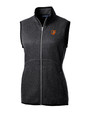Baltimore Orioles Cutter & Buck Mainsail Basic Sweater-Knit Womens Full Zip Vest CCH_MANN_HG 1