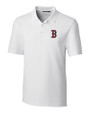 Boston Red Sox Cutter & Buck Forge Stretch Mens Big and Tall Polo White Mannequin