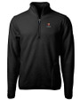 Harvard Crimson Cutter & Buck Cascade Eco Fleece Mens Quarter Zip Jacket BL_MANN_HG 