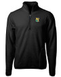 Xavier Gold Rush Cutter & Buck Cascade Eco Fleece Mens Quarter Zip Jacket BL_MANN_HG 