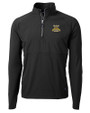 North Carolina A&T Aggies Cutter & Buck Adapt Eco Knit Hybrid Recycled Mens Quarter Zip BL_MANN_HG 