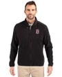 Stanford Cardinal  Cutter & Buck Cascade Eco Sherpa Mens Big & Tall Fleece Jacket Black Front