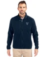 Villanova Wildcats Cutter & Buck Cascade Eco Sherpa Mens Big & Tall Fleece Jacket Navy Blue Front