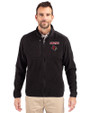 Louisville Cardinals Cutter & Buck Cascade Eco Fleece Mens Full Zip Jacket Black Front