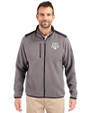 Texas A&M Aggies Cutter & Buck Cascade Eco Fleece Mens Full Zip Jacket Elemental Grey/Black Front