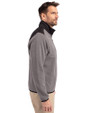 Seton Hall Pirates Cutter & Buck Cascade Eco Fleece Mens Full Zip Jacket Elemental Grey/Black Side