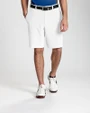Cutter & Buck White Bainbridge Flat Front Short White Front