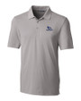 Creighton Bluejays Cutter & Buck Forge Stretch Mens Big and Tall Polo Polished Medium Gray Mannequin