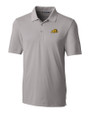 Bowie State Bulldogs Cutter & Buck Forge Stretch Mens Big and Tall Polo Polished Medium Gray Mannequin