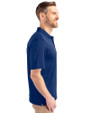 Pepperdine Waves Cutter & Buck Forge Stretch Mens Big and Tall Polo Tour Blue Side