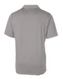Louisville Cardinals Cutter & Buck Forge Stretch Mens Big and Tall Polo Polished Medium Gray Mannequin Back