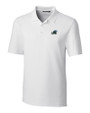 Tulane Green Wave Cutter & Buck Forge Stretch Mens Big and Tall Polo White Mannequin