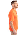 Illinois Fighting Illini Cutter & Buck Forge Stretch Mens Big and Tall Polo College Orange Side
