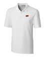 Oklahoma State Cowboys Cutter & Buck Forge Stretch Mens Big and Tall Polo White Mannequin