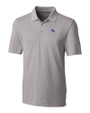 Air Force Falcons Cutter & Buck Forge Stretch Mens Big and Tall Polo Polished Medium Gray Mannequin