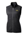 Drexel Dragons Cutter & Buck Mainsail Sweater Knit Womens Full Zip Vest CCH_MANN_HG 