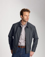 Cutter & Buck CB WeatherTec Mens Big & Tall Mason Full Zip Jacket Onyx Front 2