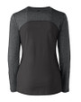 Cutter & Buck Womens Compel Colorblock Long Sleeve Knit Tee BL_MANNB_HG 1