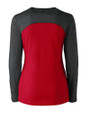 Cutter & Buck Womens Compel Colorblock Long Sleeve Knit Tee CDR_MANNB_HG 1