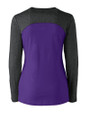 Cutter & Buck Womens Compel Colorblock Long Sleeve Knit Tee CLP_MANNB_HG 1