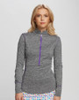 Cutter & Buck Long Sleeve Womens Jessa 3/4 Zip GPE_PRO_HG 1