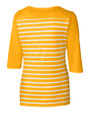 Cutter & Buck Womens Revel Stripe 3/4 Sleeve Knit CLG_MANNB_HG 1