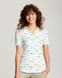Cutter & Buck Short Sleeve Womens Cove Print Polo MU_PRO_HG 1