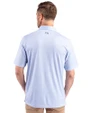 Embry-Riddle Eagles Cutter & Buck Pike Double Dot Print Stretch Mens Big and Tall Polo Tour Blue Back