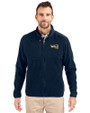 Northern Arizona Lumberjacks Cutter & Buck Cascade Eco Fleece Mens Full Zip Jacket Navy Blue Front