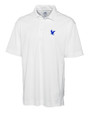 Embry-Riddle Eagles Cutter & Buck CB Drytec Genre Textured Solid Mens Big and Tall Polo White Mannequin