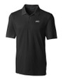 NYU Violets Cutter & Buck Forge Stretch Mens Polo BL_MANN_HG 