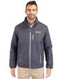 Northern Arizona Lumberjacks Cutter & Buck Rainier PrimaLoft®  Mens Big and Tall Eco Insulated Puffer Jacket Anthracite Melange Front