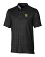 Southeastern Louisiana Lions Cutter & Buck Pike Micro Floral Print Stretch Mens Polo Black Mannequin