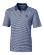 Old Dominion Monarchs College Vault - Cutter & Buck Forge Tonal Stripe Stretch Mens Big and Tall Polo Indigo Mannequin