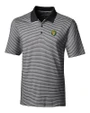 Southeastern Louisiana Lions Cutter & Buck Forge Tonal Stripe Stretch Mens Big and Tall Polo Black Mannequin