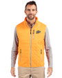Texas El Paso Miners Cutter & Buck Rainier PrimaLoft® Mens Eco Insulated Full Zip Puffer Vest Satsuma Front
