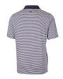 Texas Rio Grande Valley Vaqueros Cutter & Buck Forge Tonal Stripe Stretch Mens Big and Tall Polo Liberty Navy Mannequin Back