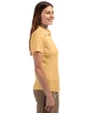 Texas State Bobcats Cutter & Buck Prospect Eco Textured Stretch Recycled Womens Short Sleeve Polo Desert Side